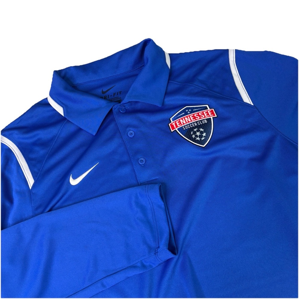 Nike Dri-Fit Long Sleeve Men Medium Tennessee Soccer Club Navy Blue Athletic
